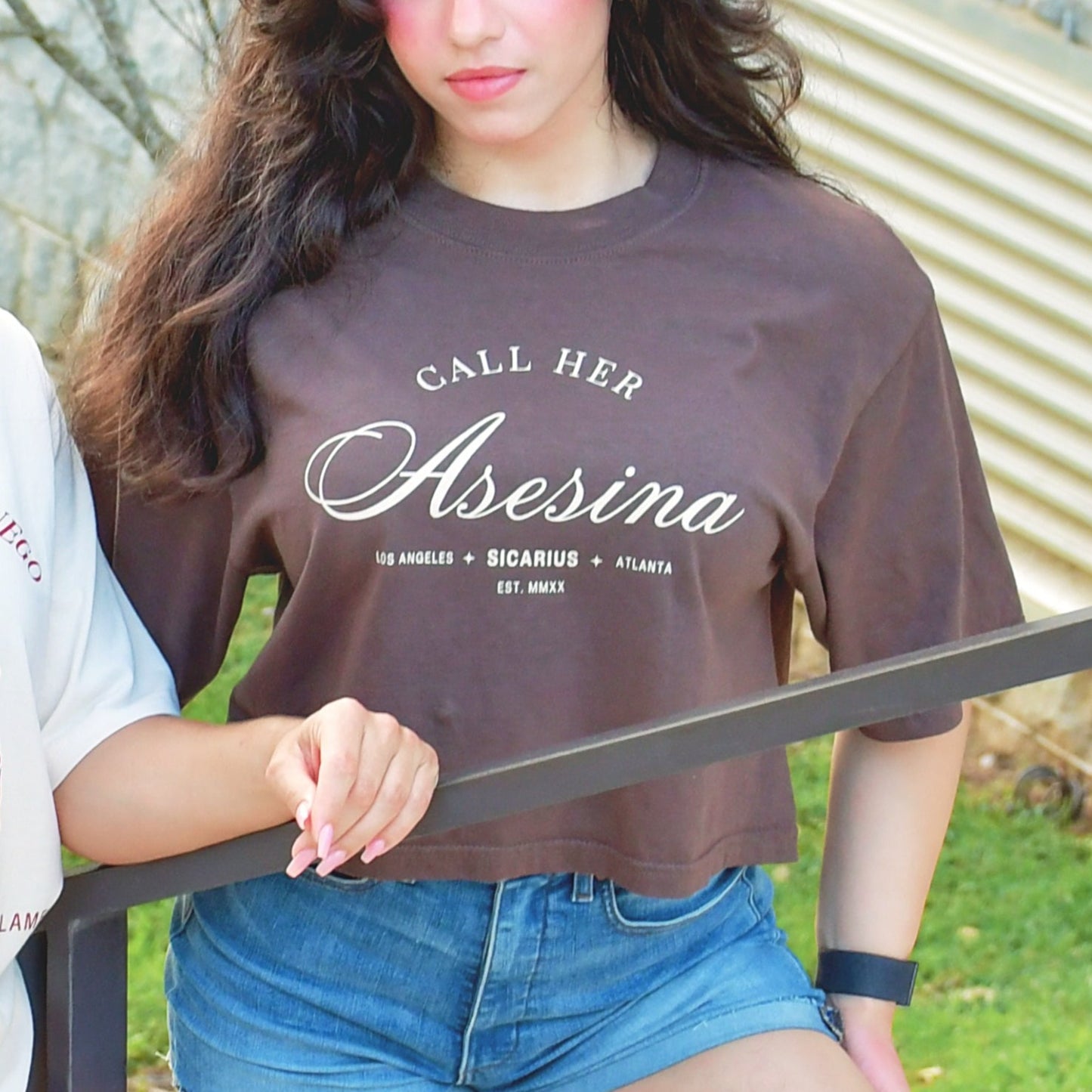 Call Her Asesina Crop Tee